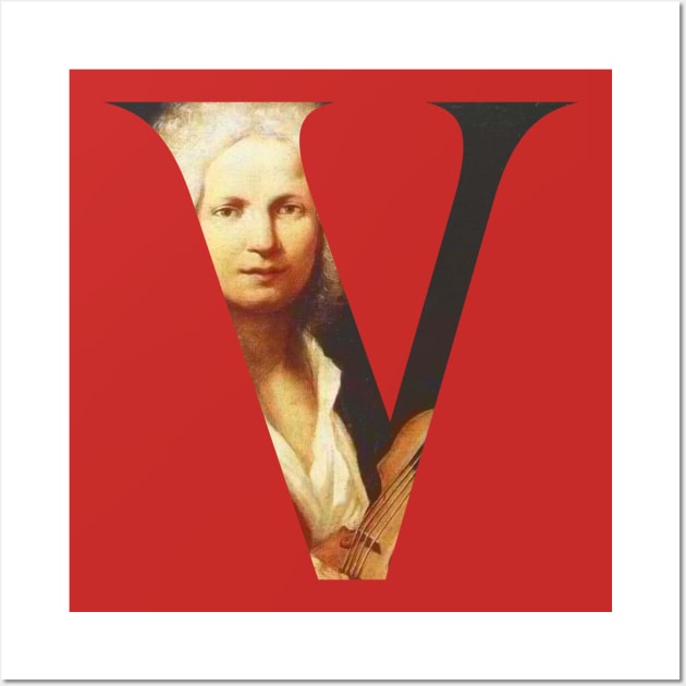 V for Vivaldi Wall Art by ClassicalMusicians